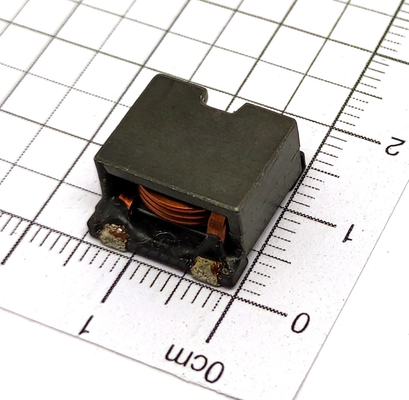 Indutor atual alto do poder do fio liso de SMD para conversores da C.C.