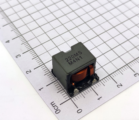 Indutor atual alto do poder do fio liso de SMD para conversores da C.C.