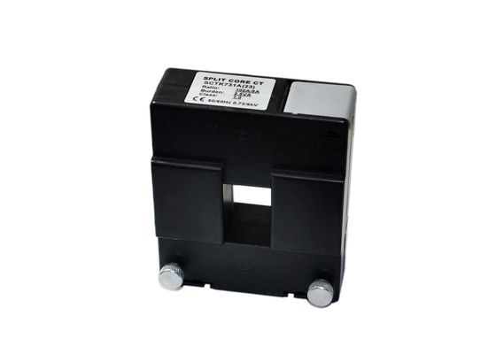 Alojamento encapsulado do transformador atual de núcleo rachado cola Epoxy Toroidal preta