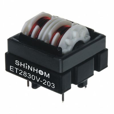Tamanho compacto de alta frequência da bobina Toroidal do filtro do indutor ET24 do filtro do poder