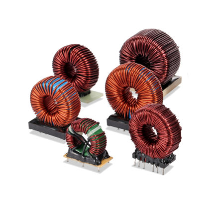 Modo comum EMI Filter Toroidal Power Inductor 10kHz RoHS